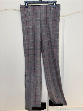 Levi's Plaid Gray Pants with Red Windowpane